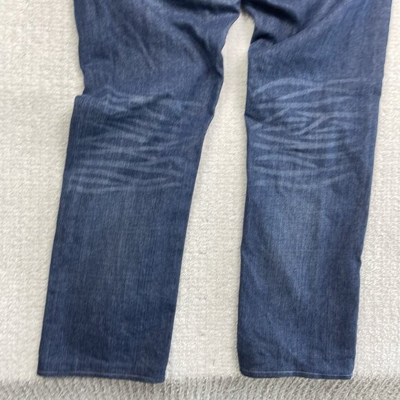 Guess Vermont Slim Men Blue Denim Cotton Straight Leg Distressed Jean Size 34X29 - Picture 8 of 9